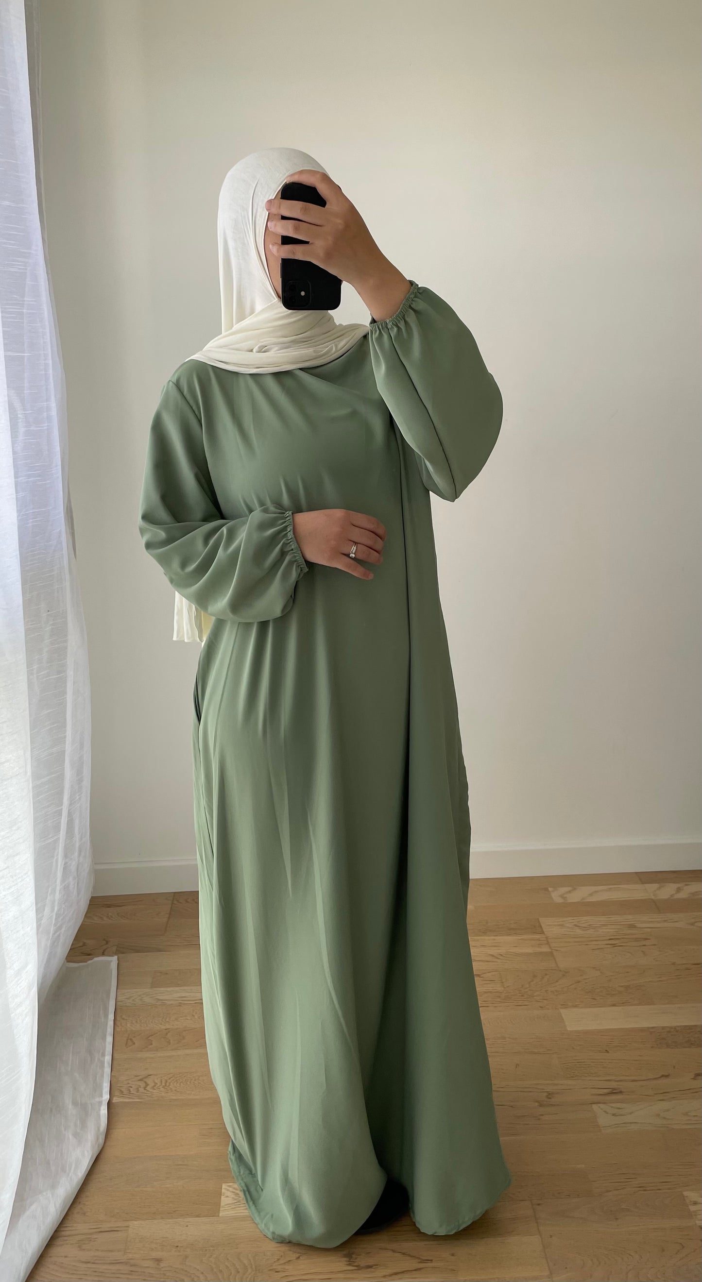 Abaya à poches