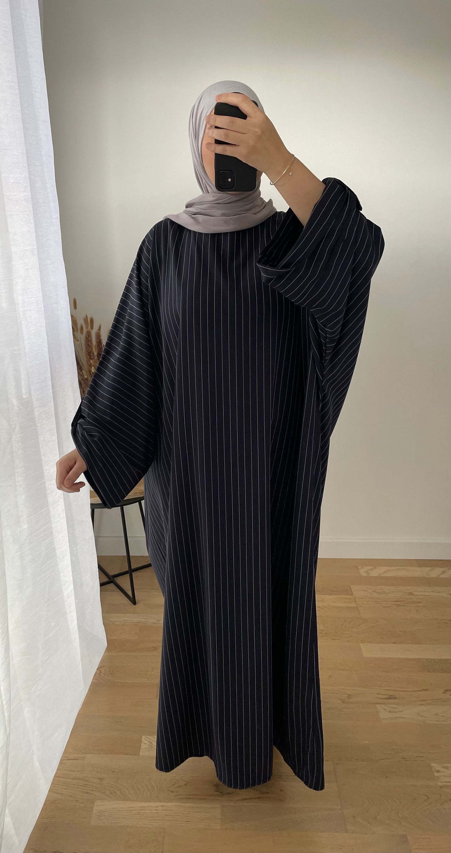 Abaya Jannah (bleu marine)